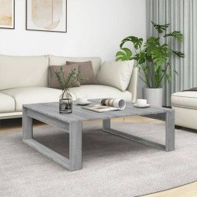 Mesa de centro madera contrachapada gris Sonoma 100x100x35 cm de vidaXL, Mesas de centro - Ref: Foro24-816000, Precio: 61,09 ...
