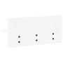 Perchero de pared 40 x 10,5 x 18 cm Madera de ingeniería en Estanterías | Comprar online en Foru.es