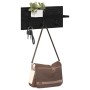 Perchero de pared Roble Negro 40 x 10,5 x 18 cm en Estanterías | Comprar online en Foru.es