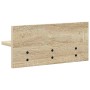 Perchero de pared Roble Sonoma 40 x 10,5 x 18 cm en Estanterías | Comprar online en Foru.es