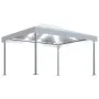 Cenador con tira de luces LED aluminio crema 400x300 cm de vidaXL, Carpas y cenadores - Ref: Foro24-3070351, Precio: 394,00 €...