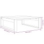 Mesa de centro madera contrachapada gris Sonoma 100x100x35 cm de vidaXL, Mesas de centro - Ref: Foro24-816000, Precio: 61,09 ...