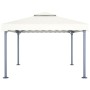 Cenador con tira de luces LED aluminio crema 400x300 cm de vidaXL, Carpas y cenadores - Ref: Foro24-3070351, Precio: 400,74 €...