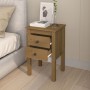 Mesita de noche madera maciza de pino marrón miel 40x35x61,5 cm de vidaXL, Mesitas de noche - Ref: Foro24-813695, Precio: 54,...
