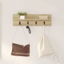 Perchero de pared Roble Sonoma 60 x 10,5 x 18 cm en Estanterías | Comprar online en Foru.es