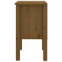 Mesita de noche madera maciza de pino marrón miel 40x35x61,5 cm de vidaXL, Mesitas de noche - Ref: Foro24-813695, Precio: 54,...