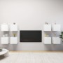 Muebles de pared para TV 8 uds blanco 30,5x30x30 cm en Muebles TV | Comprar online en Foru.es