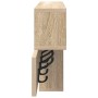 Perchero de pared con estante Roble Sonoma 100 x 12 x 43,5 cm en Estanterías | Comprar online en Foru.es