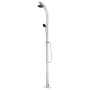 Ducha de jardín con base marrón 220 cm aluminio de vidaXL, Accesorios para piscinas y spa - Ref: Foro24-3070781, Precio: 273,...