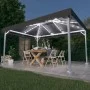 Cenador con tira de luces LED aluminio antracita 400x300 cm de vidaXL, Carpas y cenadores - Ref: Foro24-3070352, Precio: 401,...