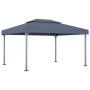 Cenador con tira de luces LED aluminio antracita 400x300 cm de vidaXL, Carpas y cenadores - Ref: Foro24-3070352, Precio: 416,...