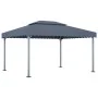 Cenador con tira de luces LED aluminio antracita 400x300 cm de vidaXL, Carpas y cenadores - Ref: Foro24-3070352, Precio: 401,...