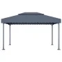 Cenador con tira de luces LED aluminio antracita 400x300 cm de vidaXL, Carpas y cenadores - Ref: Foro24-3070352, Precio: 401,...