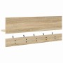 Perchero de pared con estante Roble Sonoma 90 x 15 x 36 cm en Estanterías | Comprar online en Foru.es