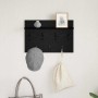 Perchero de pared con estante Roble Negro 60 x 40 x 12 cm en Estanterías | Comprar online en Foru.es