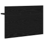 Perchero de pared con estante Roble Negro 60 x 40 x 12 cm en Estanterías | Comprar online en Foru.es