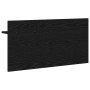 Perchero de pared con estante Roble Negro 80 x 40 x 12 cm en Estanterías | Comprar online en Foru.es