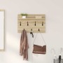 Perchero de pared con estante Roble Sonoma 80 x 40 x 12 cm en Estanterías | Comprar online en Foru.es