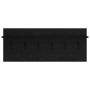 Perchero de pared con estante Roble Negro 100 x 40 x 12 cm en Estanterías | Comprar online en Foru.es