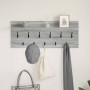 Perchero de pared con estante Gris Sonoma 100 x 40 x 12 cm en Estanterías | Comprar online en Foru.es