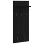 Perchero de pared con estante Roble Negro 40 x 10 x 90 cm en Estanterías | Comprar online en Foru.es