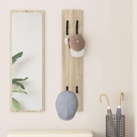 Perchero de pared Roble Sonoma 20 x 1.5 x 100 cm en Estanterías | Comprar online en Foru.es