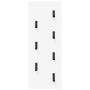 Perchero de pared 30 x 1,5 x 80 cm Madera de ingeniería en Estanterías | Comprar online en Foru.es