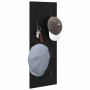 Perchero de pared Roble Negro 30 x 1,5 x 80 cm en Estanterías | Comprar online en Foru.es