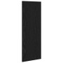Perchero de pared Roble Negro 30 x 1,5 x 80 cm en Estanterías | Comprar online en Foru.es