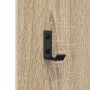 Perchero de pared Roble Sonoma 30 x 1,5 x 80 cm en Estanterías | Comprar online en Foru.es