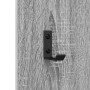 Perchero de pared Gris Sonoma 30 x 1,5 x 80 cm en Estanterías | Comprar online en Foru.es