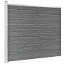Graues WPC-Zaunplatten-Set 699 x 146 cm von vidaXL, Zaunpaneele - Ref: Foro24-3070457, Preis: 847,12 €, Rabatt: %
