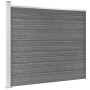 Set de panel de valla WPC gris 699x146 cm de vidaXL, Paneles de vallas - Ref: Foro24-3070457, Precio: 766,23 €, Descuento: %