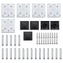 Graues WPC-Zaunplatten-Set 699 x 146 cm von vidaXL, Zaunpaneele - Ref: Foro24-3070457, Preis: 847,12 €, Rabatt: %