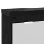 Perchero de pared con estante Roble negro 85 x 10 x 45 cm en Estanterías | Comprar online en Foru.es