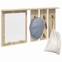 Perchero de pared con estante Roble Sonoma 85 x 10 x 45 cm en Estanterías | Comprar online en Foru.es