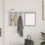 Perchero de pared con estante Gris hormigón 85 x 10 x 45 cm en Estanterías | Comprar online en Foru.es