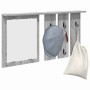Perchero de pared con estante Gris sonoma 85 x 10 x 45 cm en Estanterías | Comprar online en Foru.es