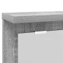 Perchero de pared con estante Gris sonoma 85 x 10 x 45 cm en Estanterías | Comprar online en Foru.es