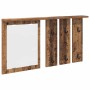 Perchero de pared con estante Madera vieja 85 x 10 x 45 cm en Estanterías | Comprar online en Foru.es