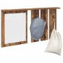 Perchero de pared con estante Madera vieja 85 x 10 x 45 cm en Estanterías | Comprar online en Foru.es