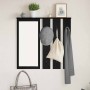Perchero de pared con estante Roble negro 84 x 10 x 80 cm en Estanterías | Comprar online en Foru.es
