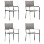 Juego de comedor de jardín de 5 piezas gris de vidaXL, Conjuntos de jardín - Ref: Foro24-3068778, Precio: 245,68 €, Descuento: %