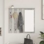Perchero de pared con estante Gris hormigón 84 x 10 x 80 cm en Estanterías | Comprar online en Foru.es