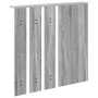 Perchero de pared con estante Gris sonoma 84 x 10 x 80 cm en Estanterías | Comprar online en Foru.es