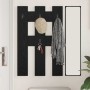 Perchero de pared Roble Negro 65 x 3 x 100 cm en Estanterías | Comprar online en Foru.es