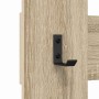 Perchero de pared Roble Sonoma 65 x 3 x 100 cm en Estanterías | Comprar online en Foru.es