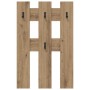 Perchero de pared Roble artesanal 65 x 3 x 100 cm en Estanterías | Comprar online en Foru.es