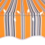 Toldo manual retráctil con LED amarillo y azul 100 cm en Toldos | Comprar online en Foru.es