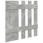 Perchero de pared con espejo Gris Concreto 100 x 10 x 100 cm en Estanterías | Comprar online en Foru.es